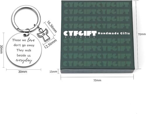 Miniatura 5 de CYFGIFT C Y F G I F T Keychain Gift for Family Friends Coworker and Classmate