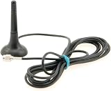 Alda PQ antenne pour GSM 900/1800/1900 MHz, UMTS 2,1 GHz, 4G, AMPS, avec support magnétique et fiche RP-SMA/M avec câble 2,5m - gain de 2,2dBi Alda PQ antenne pour GSM 900/1800/1900 MHz, UMTS 2,1 GHz, 4G, AMPS, avec support magnétique et fiche RP-SMA/M avec câble 2,5m - gain de 2,2dBi