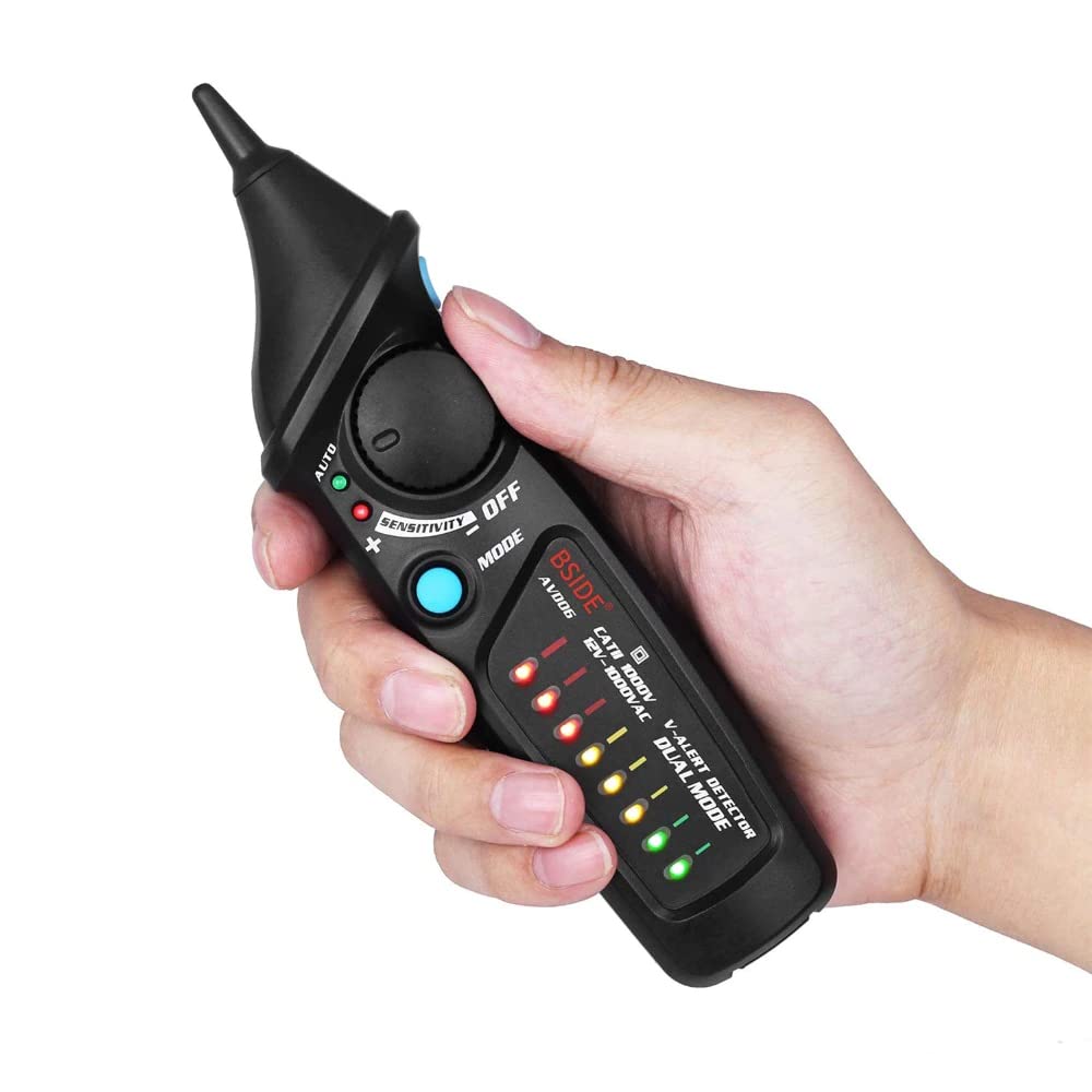 uptodateproducts AVD06 Dual Mode AC Voltage Detector Non-contact Insulation Voltage Tester Live Wire Cable Check with Flashlight (B0C1GPTF74) Amazon Price History, Amazon Price Tracker