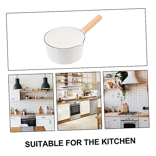 Casserole pot à lait en émail pour repas de bébé sains