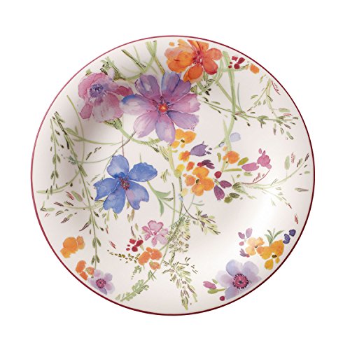 Villeroy & Boch Mariefleur Tea Plato para pastas, 21 cm, Porcelana Premium, Blanco/Colorido