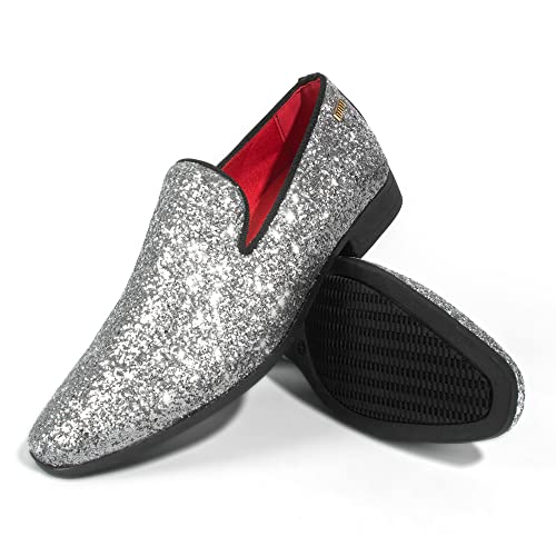 Image of UUBARIS Mens Dress Loafers Tuxedo Suit Slip on Shoes