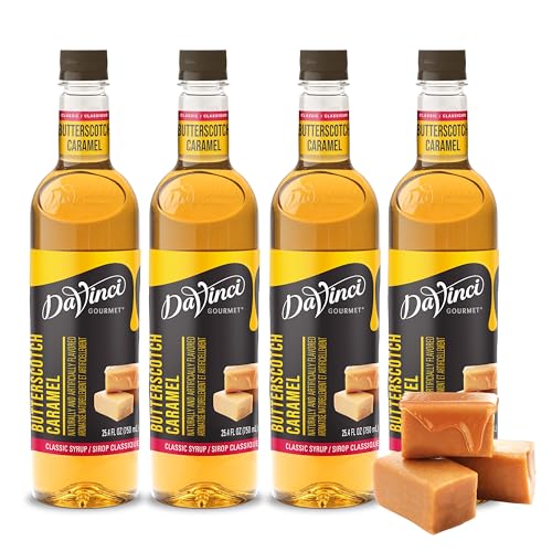 Image of DaVinci Gourmet Classic Butterscotch Syrup, 25.4 Fluid Ounces (Pack of 4)