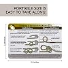 ReferenceReady Outdoor Knots Pocket Guide - Waterproof Knot Tying Cards with Mini Carabiner, 22 Rope Knots for Camping, Backpacking, Scouting and Wilderness Survival
