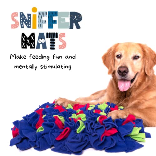 Image of For the love of Dog Sniffer Mat - Snuffle Mat for Mental Stimulation & Slow Feeding for All Dogs (Bubblegum)