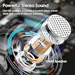 Ecouteurs sans fil, 50H Bluetooth 5.4 Casques Sport, Bluetooth Ecouteurs avec ENC Annulant le bruit, HiFi Ecouteurs sans fil Stereo Sound avec écouteurs, IP7 Buds d'oreille imperméables, gris de fer
