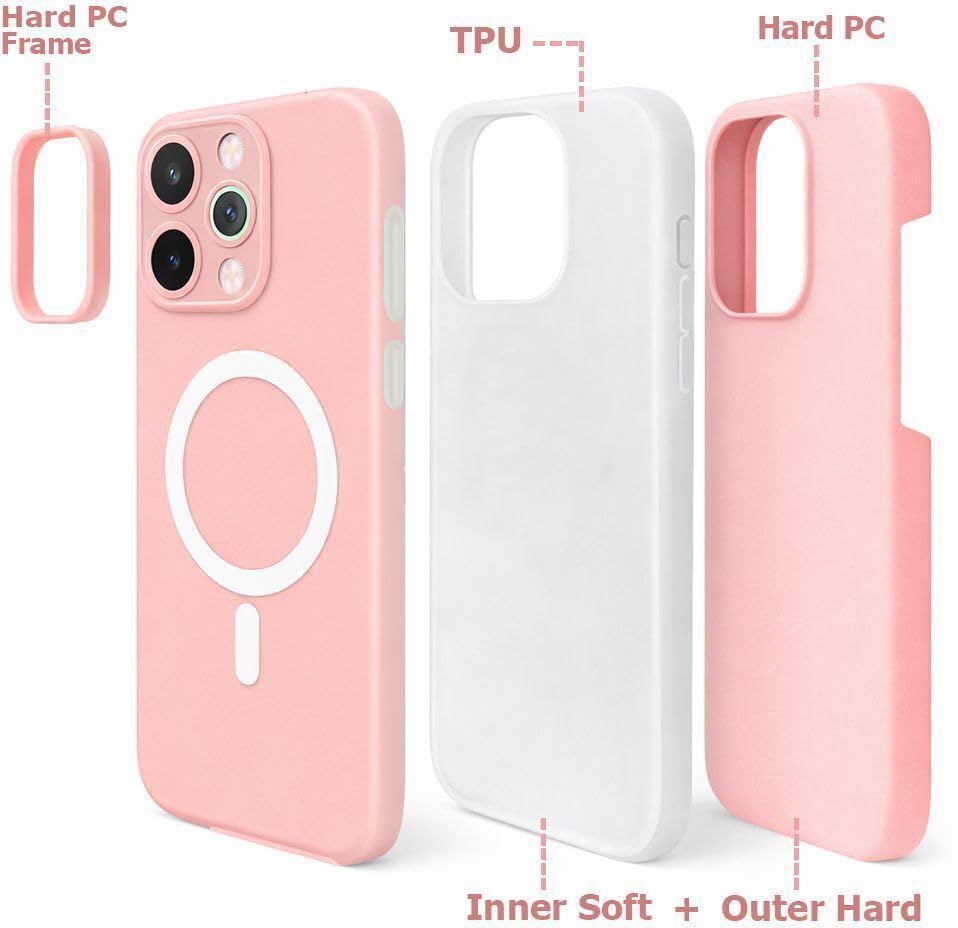 Image of AeoFit Matte Back Cover for vivo V70 Elite 5G | Shockproof Soft TPU Case with Camera Protection | Slim & Lightweight Back Cover Case for vivo V70 Elite 5G (Pink)
