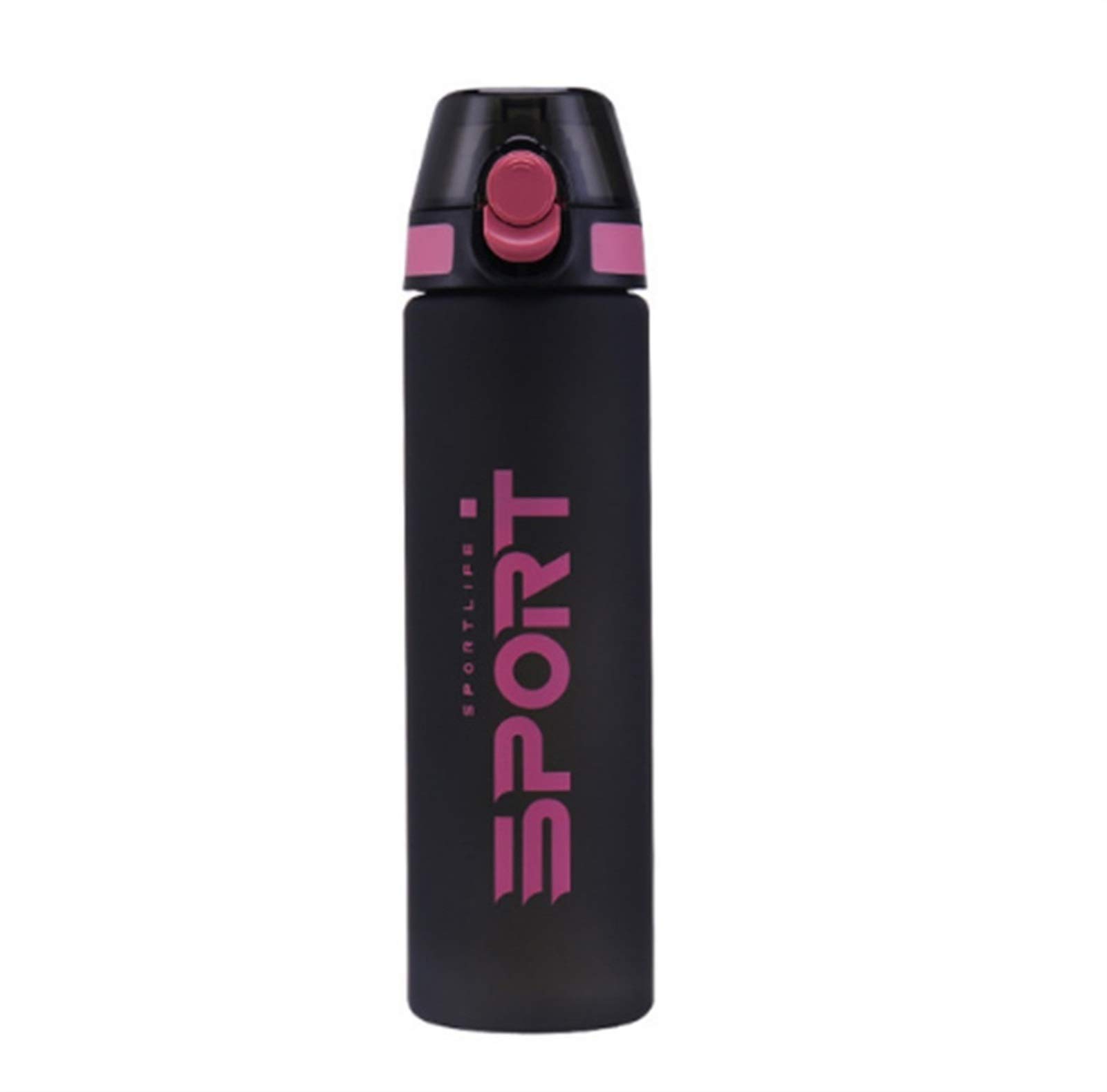 Sportflasche, 500 ml, Fitnessflasche, für Outdoor-Reisen, tragbar, auslaufsicher, Kunststoffbecher, Raumbecher, Getränkeflasche, BPA-frei