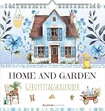 Alpha Edition - Home & Garden Geburtstagskalender 2026 – Immerwährender Wandkalender 23×23 cm, stilvolles Design auf nachhaltigem Papier, mit Platz für Geburtstage & Jahrestage, Organisationshilfe