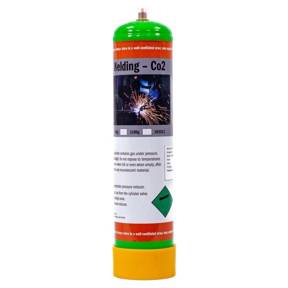 Argon CO2 100% 86/14% Mix Disposable Gas Bottle Small Cylinder MIG TIG Welding (CO2 100%)