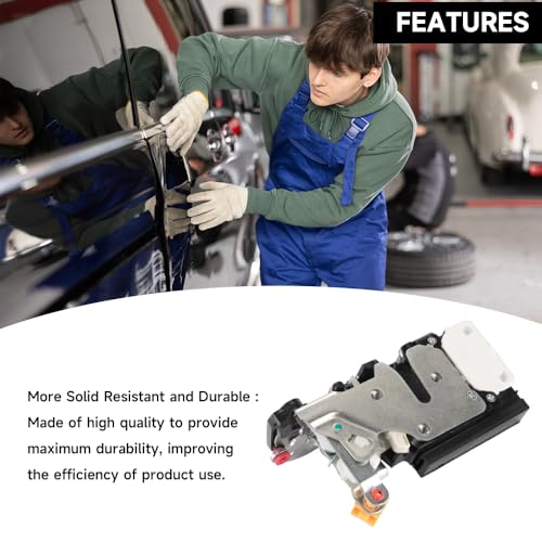 Image of Rear Right Door Latch Lock Actuator Assembly - Compatible for GMC Savana 1500 1996-2014 for Chevrolet Express 1500 1996-2014 for Chevrolet P30 1996-1999 - Replace Part 22834664