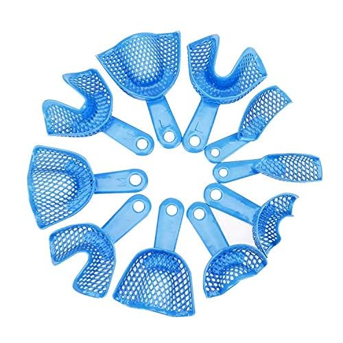 Dental Flexible (Moulded) Dental Heat mouldable Impression Tray, Blue, Set of 10 Pcs (B0CR1D7YHF) Amazon Price History, Amazon Price Tracker