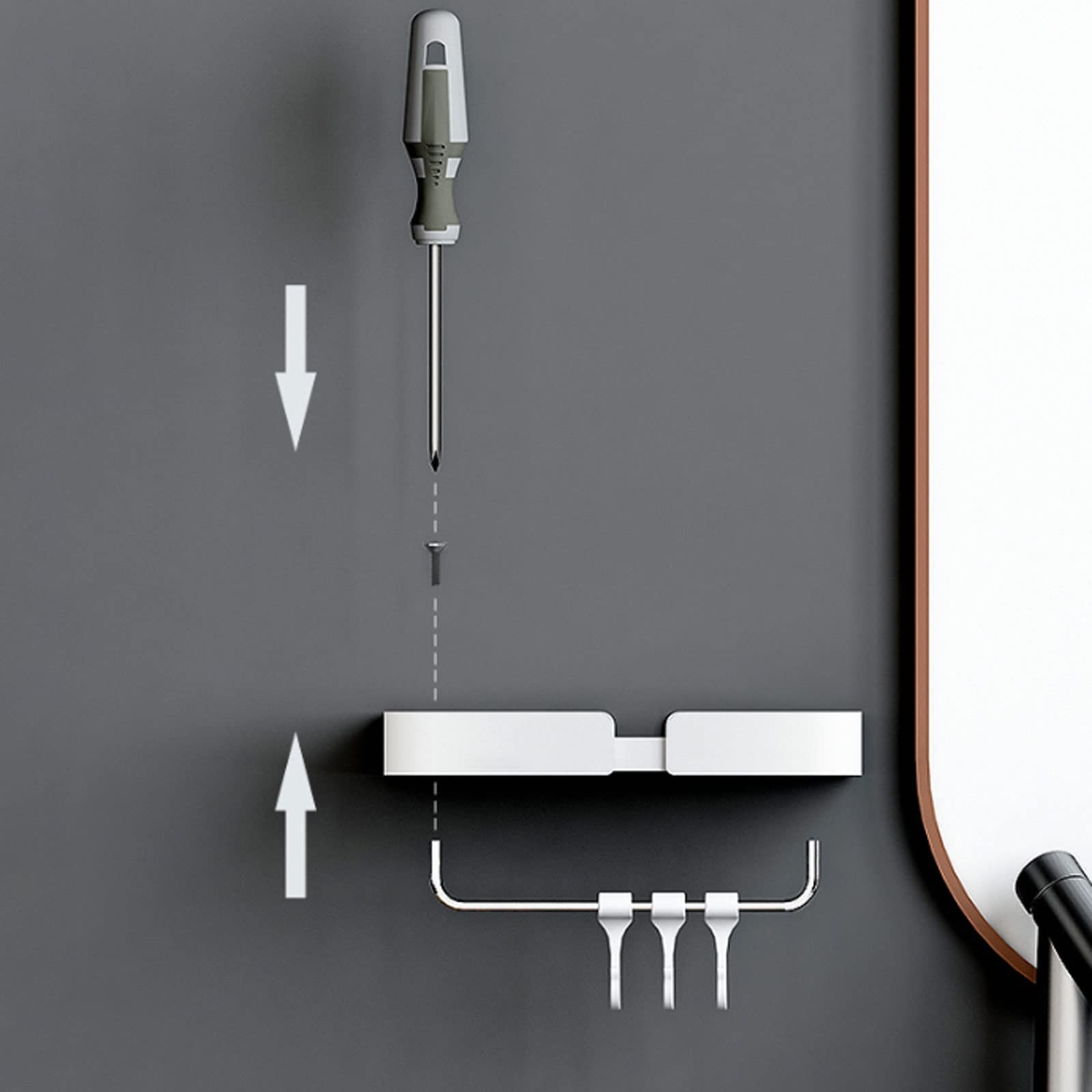 Jabonera Jabonera Que se Puede Usar en escritorios montados en la Pared con una Esponja para desagüe. Adecuada para baños y cocinas.