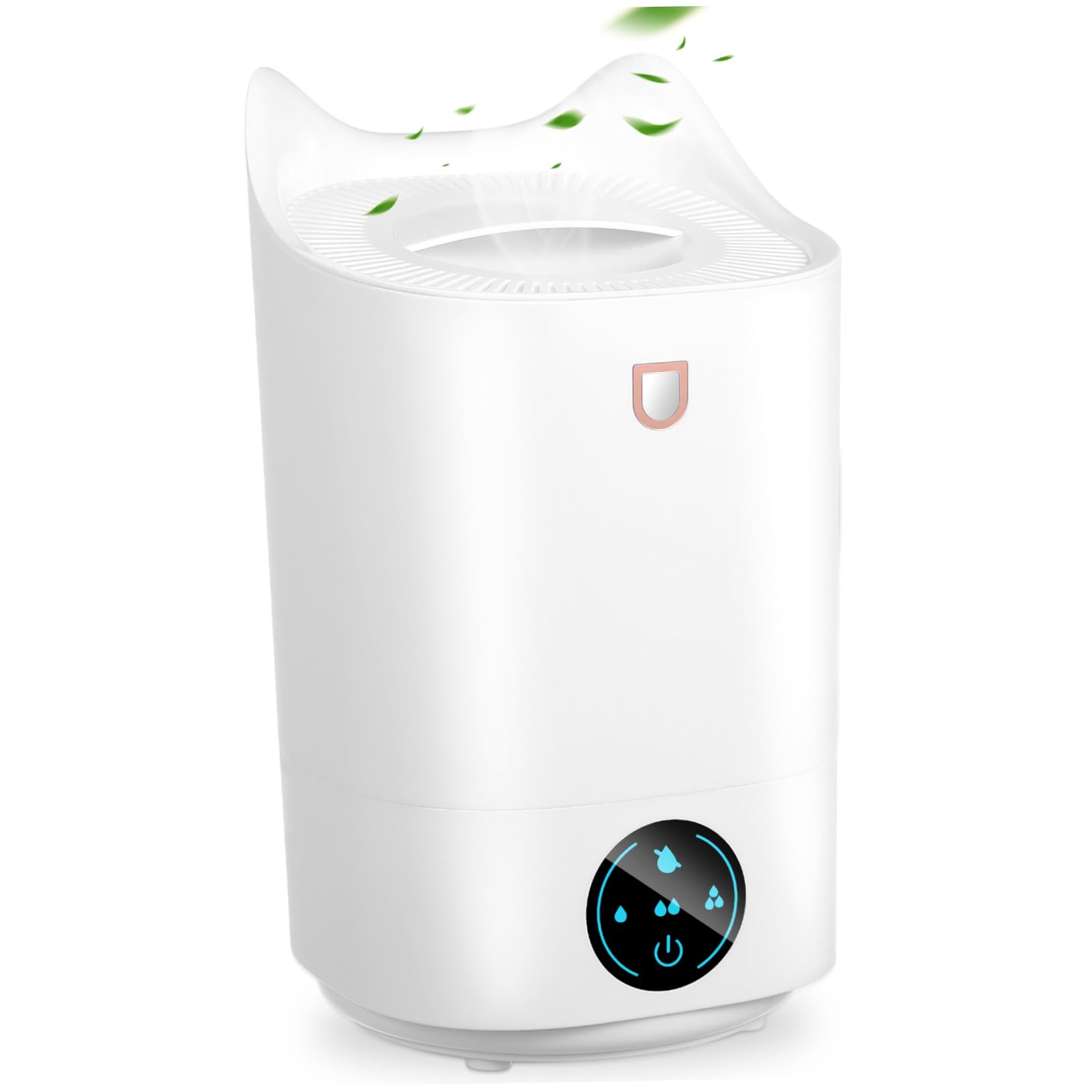 Luxshiny Umidificatore per Camera da Letto Silenzioso per Scrivania Portatile Spina Ue Facile da Pulire e Adatto per Piccole Stanze