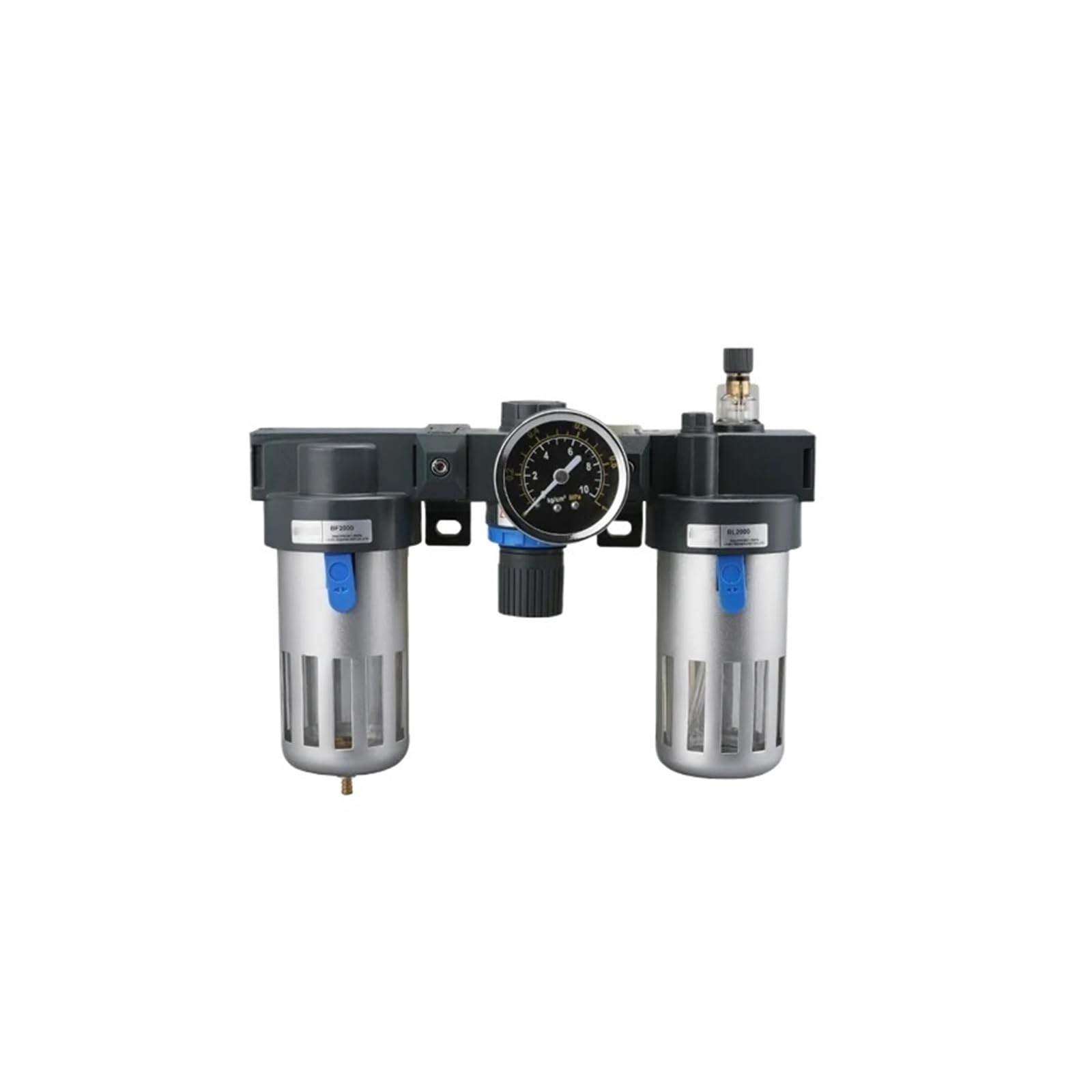 AYNRJKKX AFC2000 Pneumatic PC 8mm Air Source Treatment Device Oil-Water Separator Processor Filter Lubricator Compressor Pressure Regulator(BC4000)