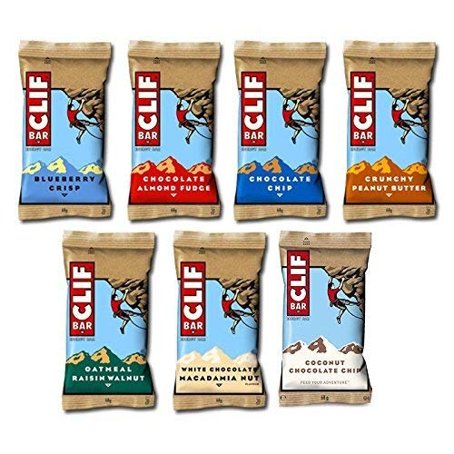 Clif Bar - Lot de 7 barres énergétiques à base du0092ingrédients naturels (7u00a0x 68u00a0g), idéal pour le sport