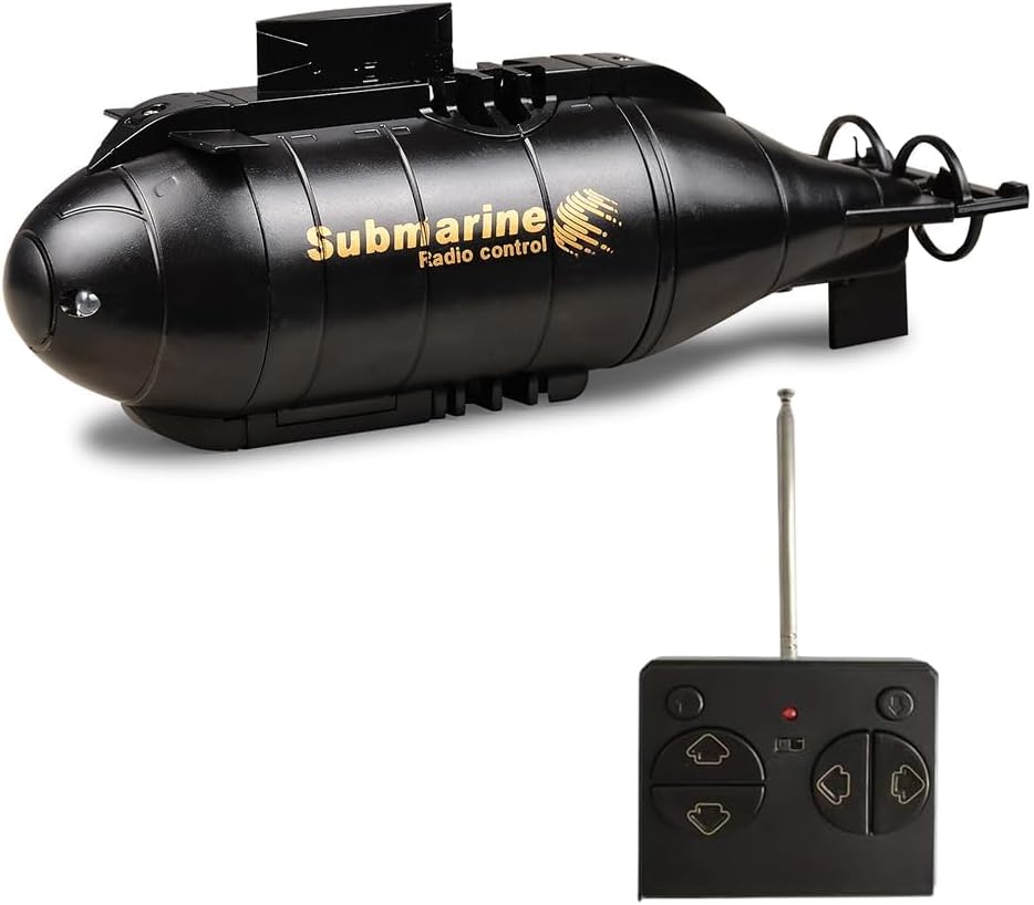 Urchins' Family 6 Channel Mini RC Submarine Toy (Black)