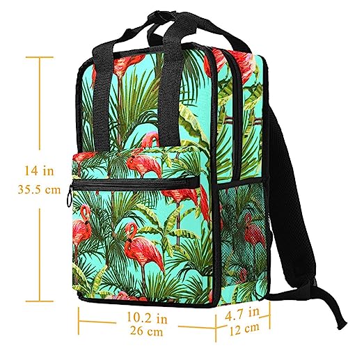Sac à dos garçons motif tropical vert idéal pour sorties