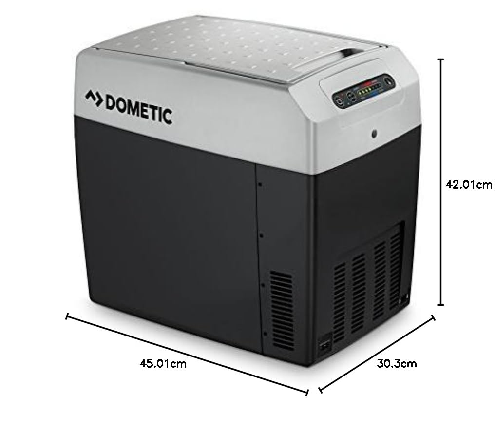 DOMETIC TCX21 elektrische Kühlbox 20L – 12/24V und 230V – Tragbare elektrische Kühl- und Warmhaltebox für Auto, LKW, Wohnmobil, Camping und Boot – Kühlt bis 27 °C unter Umgebungstemperatur