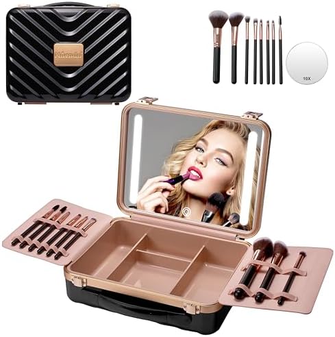 Mocado Compact LED Mirror + Makeup Case with Lighted Mirror image 2