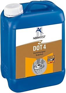 AUPROTEC High Tech Bremsflüssigkeit DOT4 Brake Fluid Bremsöl für ABS ESP geeignet 5 Liter