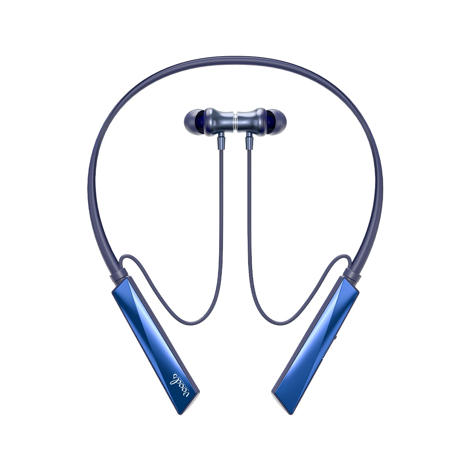 Ultra Neckband, 5 Voice Change Feature with Vibration Call Alert & Magnetic On/Off, 30 Hrs Playtime, Bluetooth V6.0 in Ear Earphones, Fast Charging, Flexible Band with IPX6 Rating (Dark Blue)-image-46