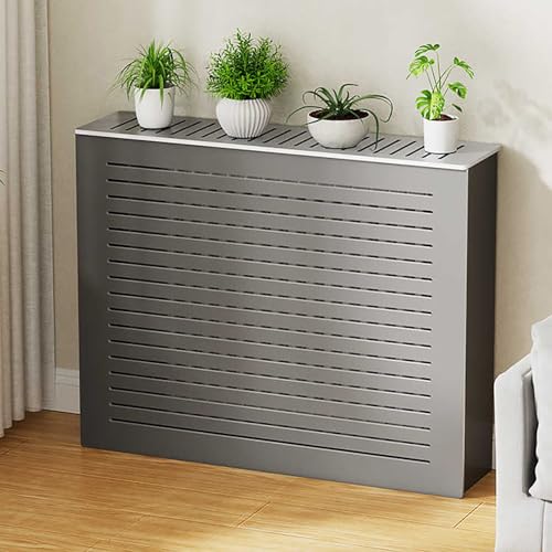 Armoire décorative cache-radiateur en bois pour ranger et habiller