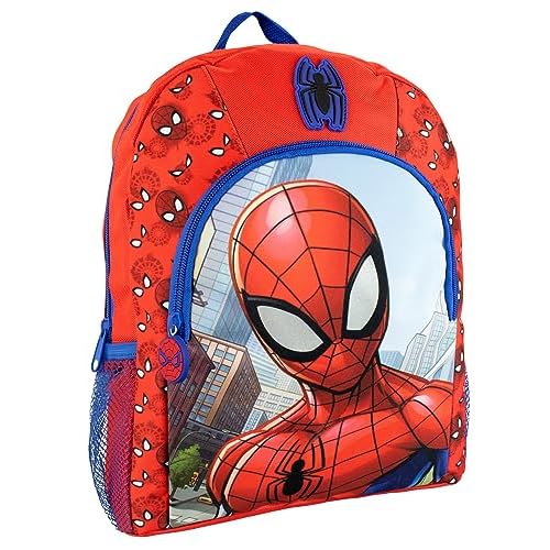 Marvel Mochila Spiderman para Niños y Niñas | Mochila Escolar para Niños Spiderman | Mochilas Infantiles | Mercancía Oficial de Spiderman