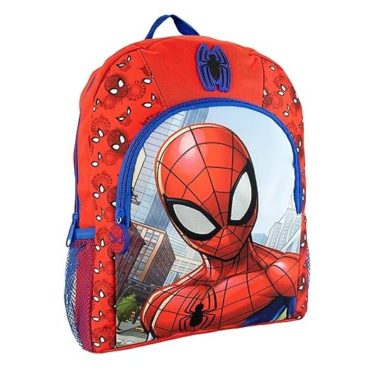 Marvel Mochila Spiderman para Niños y Niñas | Mochila Escolar para Niños Spiderman | Mochilas Infantiles | Mercancía Oficial de Spiderman
