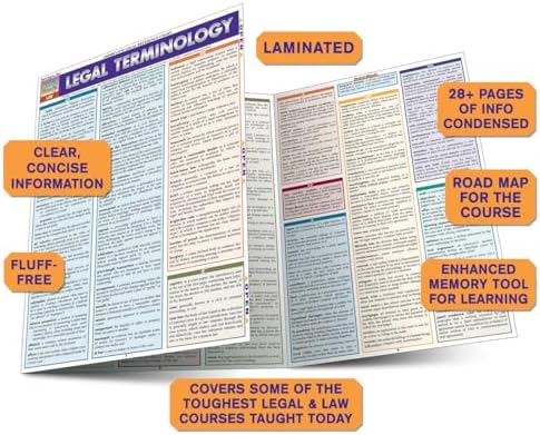 Legal Terminology: QuickStudy Laminated Reference Guide