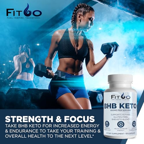 FIT60 Keto Diet Pills for Men & Women - Boost Energy and Mental Clarity for Enhanced Focus- Keto Fat Burner - Keto BHB Pill for Ketosis Support- 30 Days Supply - Image 4