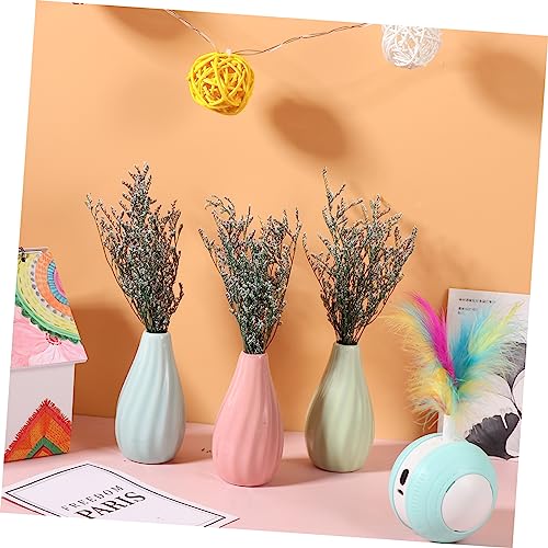 Ramo de flores secas Babysbreath para decoración miniatura 2