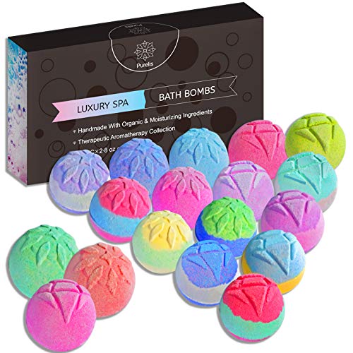 Bulk Bath Bomb Set -18 Luxury Bath Bombs Gift Set for Women
