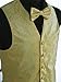 Amanti - Men's 4pc Set Paisley Tuxedo Vest Vest/Tie/Hanky/Bow Tie