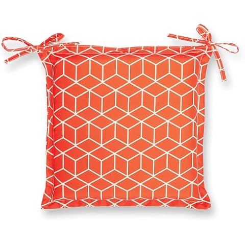 Terracotta Tropical Lily Outdoor Chair Cushions Cover