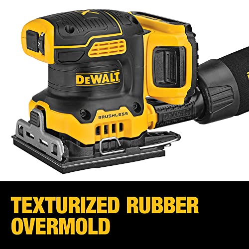 Dewalt 20V Max* Xr Palm Sander, Sheet, Variable Speed, 5-Ah Battery, 1/4-Inch (Dcw200P1) #TOP5
