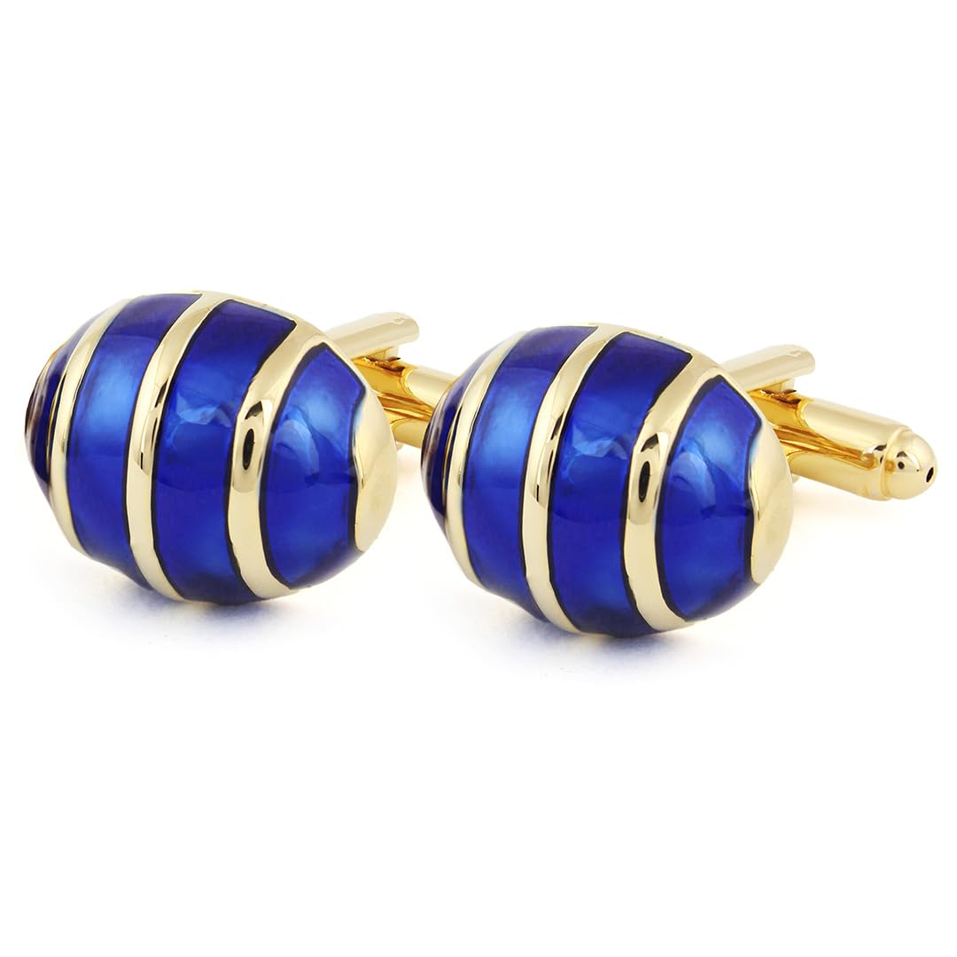 peluche Blue Bling Cufflinks for Men-picture-8