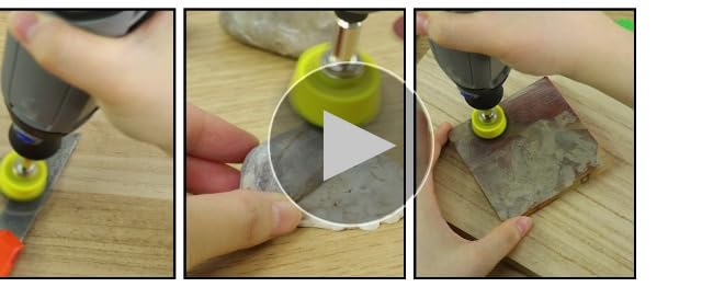 185 PCS 1 Inch Sanding Disc, GOH DODD Hook and Loop 60 to