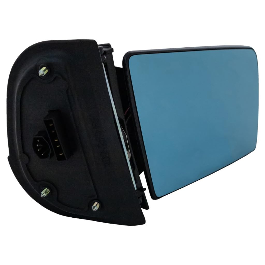 Driver Side Mirror Glass Replacement For Mercedes-Benz E320, E430, E55 - Includes Adhesive