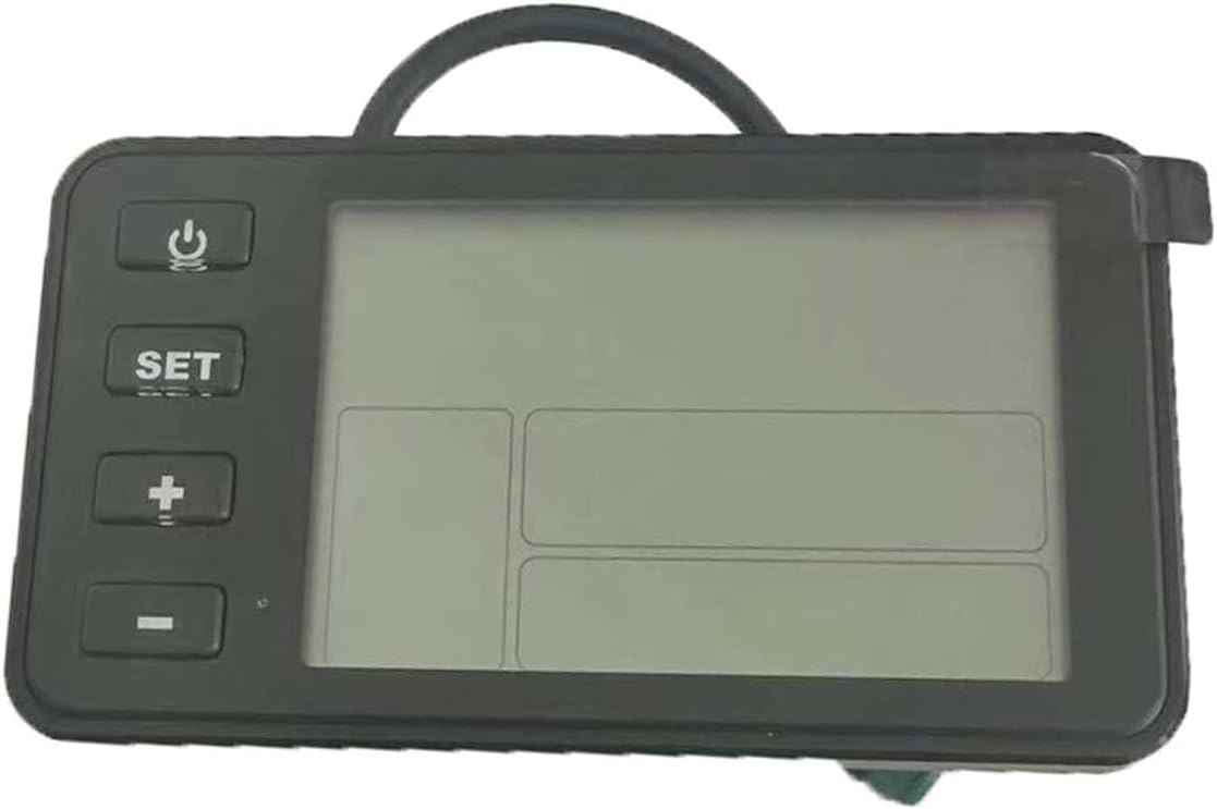 C500B Ebike LED Display Meter 36V Electric Bike Ebike Speedometer for Electric Bike Computer Waterproof Speed Control Panel for Electric Scooter Modification