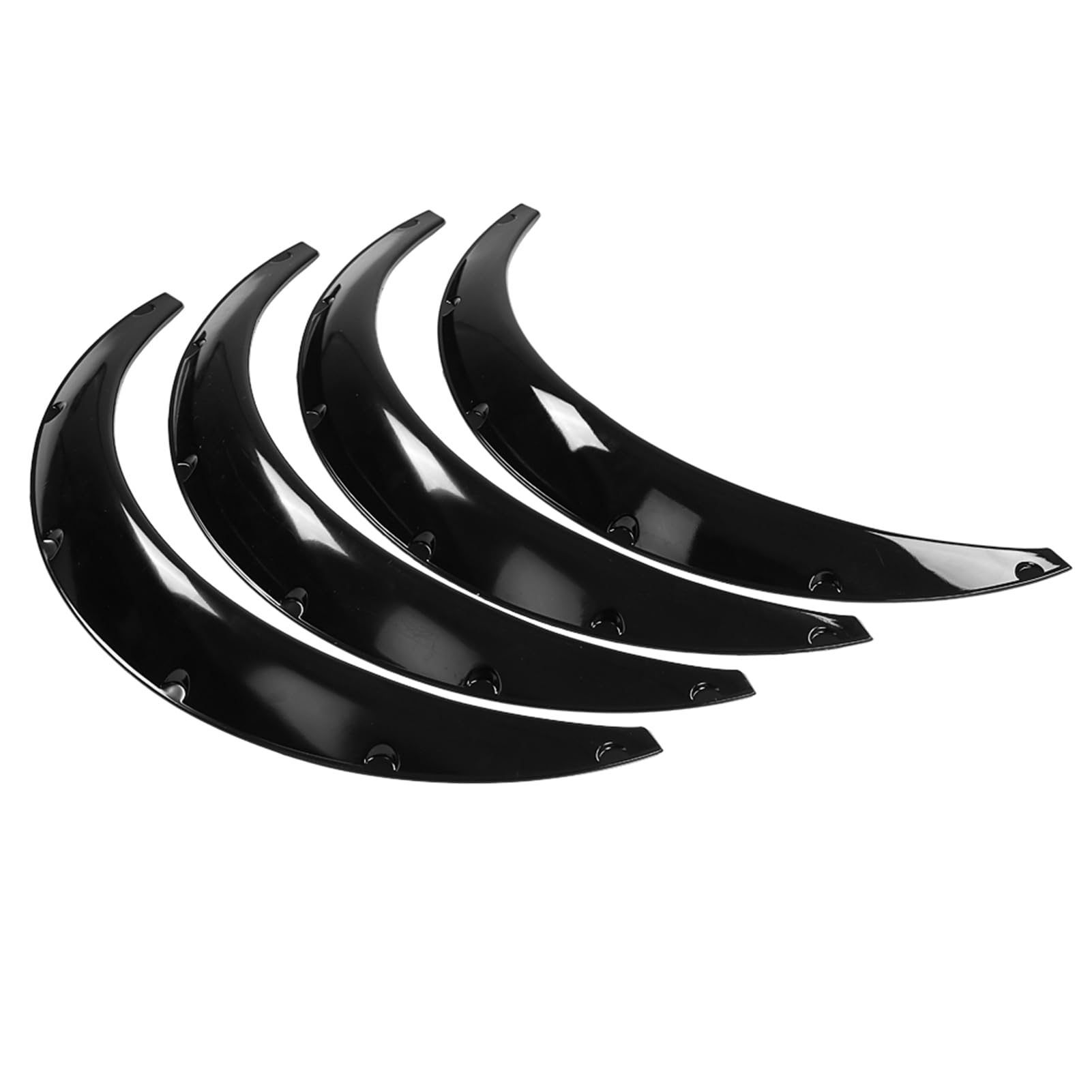 Kit Universel d'¨¦largisseurs d'Ailes, 4 Pi¨¨ces, 900mm/35cm, Garde-Boue Flexible Avant et Arri¨¨re pour Voiture, Protection de Carrosserie Large