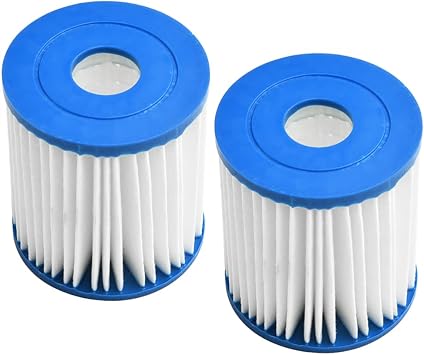 WuYan Replacement Whirlpool Filter for Intex Swimming Pool 28601/28602 Pump Filter for Intex Type H 29007E Set Filter Cartridge for Above Ground Swimming Pools Hot Tub Spa Pack of 2