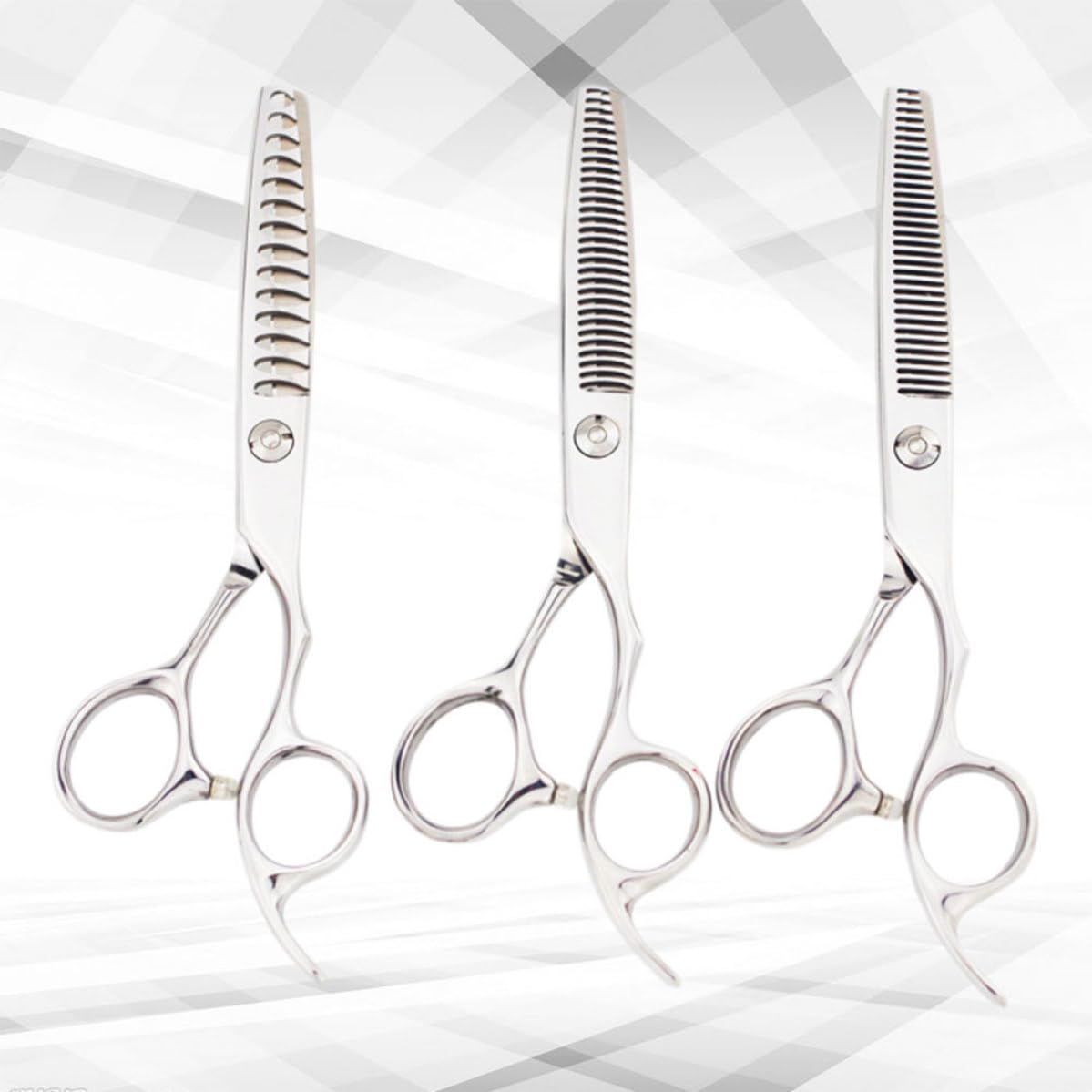 3 Piezas Tijeras Cabello de Acero Inoxidable, Corte Profesional
