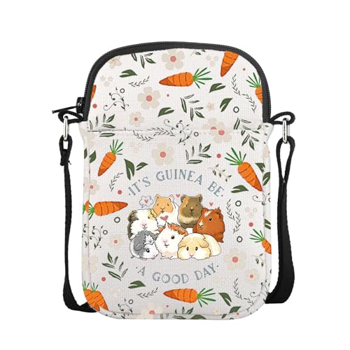 CMNIM Guinea Pig Lover Gifts Cute Guinea Pig Mini Crossbody Bags Hamster Cell Phone Bag for Guinea Pig Owner Gifts