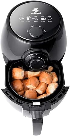 LAIY Friggitrice ad Aria a Torre, Friggitrice ad Aria a Torre 2.6L,  Friggitrice elettrica Senza Olio Domestica 1200W Multifunzione con Design  temporizzato e Rivestimento del cassetto-Nero : Amazon.it: Casa e cucina