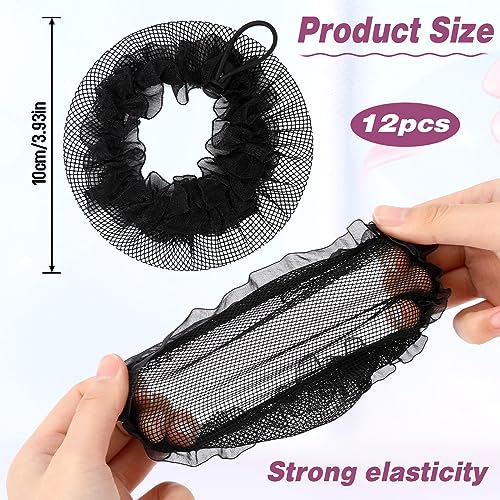 Filet à cheveux en maille extensible ajustable en grande taille réutilisable - 4