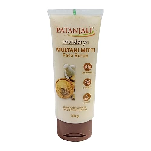 Patanjali Saundarya Multani Mitti Exfoliante facial 3.38 fl oz