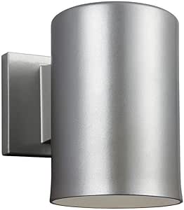 Generation Lighting 8313801EN3-753 One Light Outdoor Wall Lantern, Painted Brushed Nickel