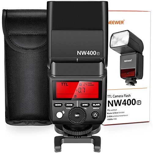 Neewer 2.4G Wireless TTL Speedlite Flash HSS 1/8000s GN36 with Hard Diffuser