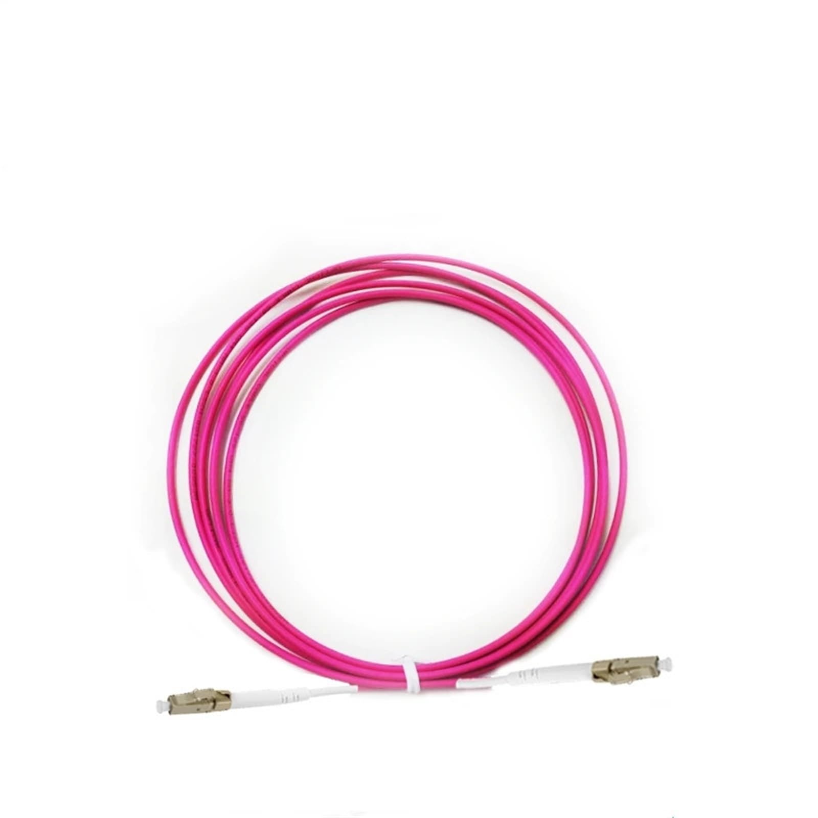 Lot de 10 Cordons de raccordement Fibre Optique OM4 1 m - Connecteurs Rouge/Violet SC-St, SC-FC, LC-SC, LC-FC, LC-St, FC-St - Câbles de raccordement Simplex 2.0/3.0(LC-St)